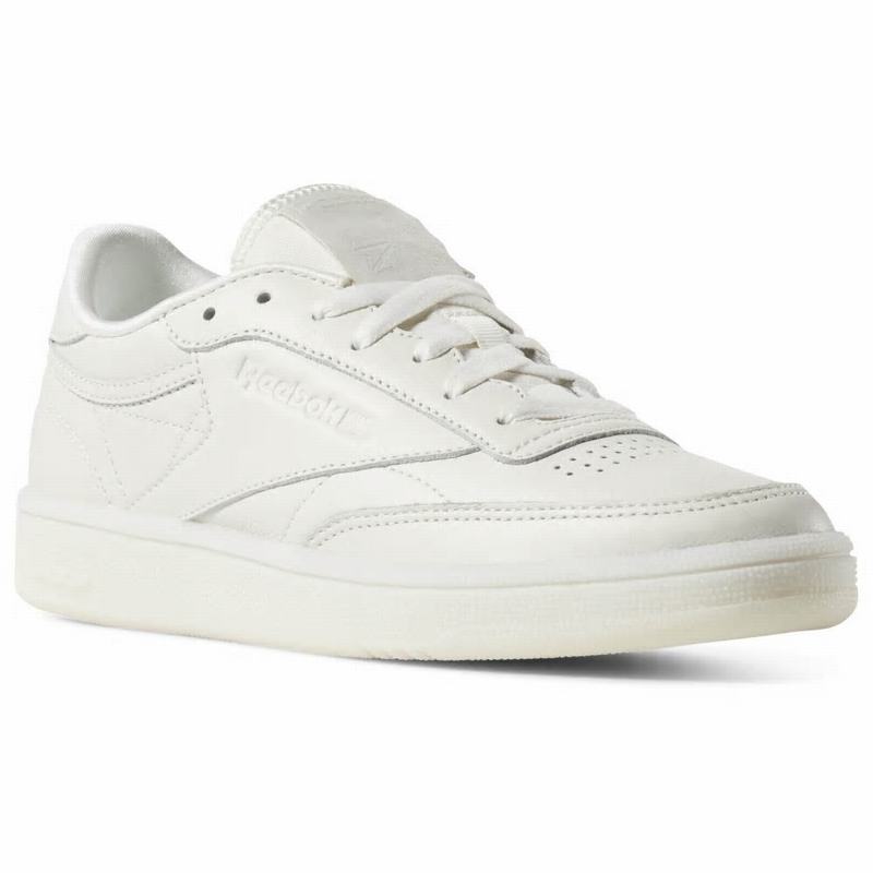 Reebok Club C 85 Tenisky Damske - Biele ZE8335CB